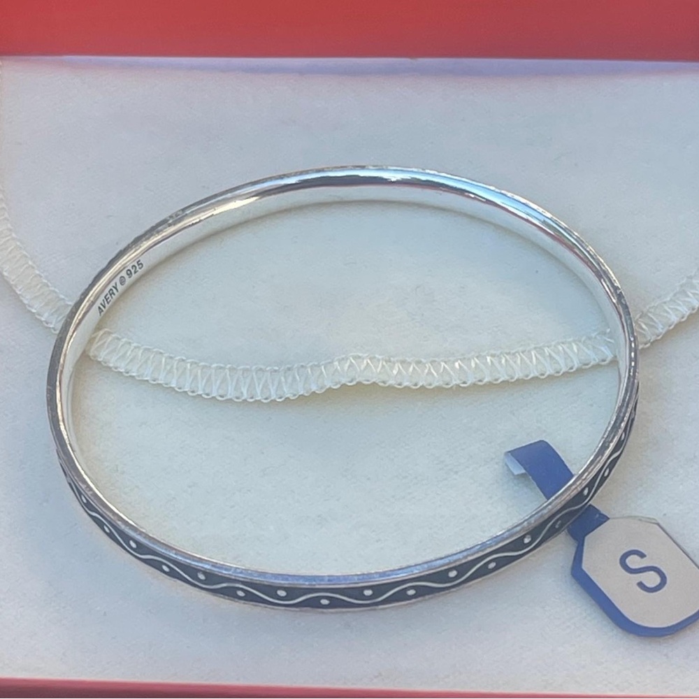 James Avery Solid Sterling Silver Dot And Swirl B… - image 2